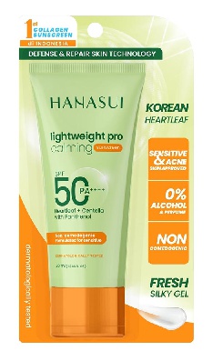 Hanasui Lightweight Pro Calming Sunscreen SPF 50 Pa++++