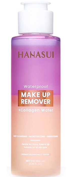 Hanasui Waterproof Make Up Remover + Collagen Water