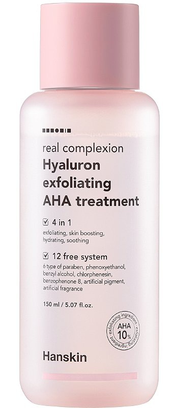 Hanskin Real Complexion Hyaluron Exfoliating Aha Treatment
