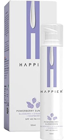 Happier Powerberry Sunscreen SPF 40 Pa+++