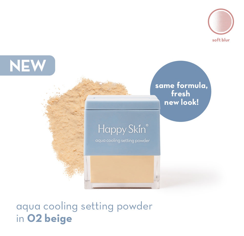 Happy Skin Fresh Morning Dew Aqua Cooling Setting Powder