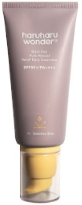 Haruharu WONDER Black Rice Pure Mineral Relief Daily Sunscreen SPF50+ Pa++++