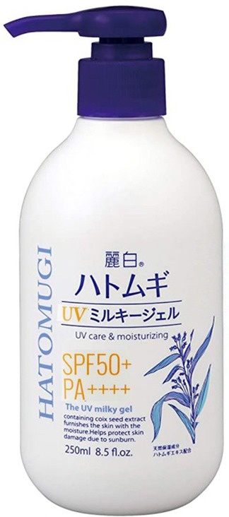 Hatomugi The UV & Moisturizing Milky Gel SPF 50+ Pa++++