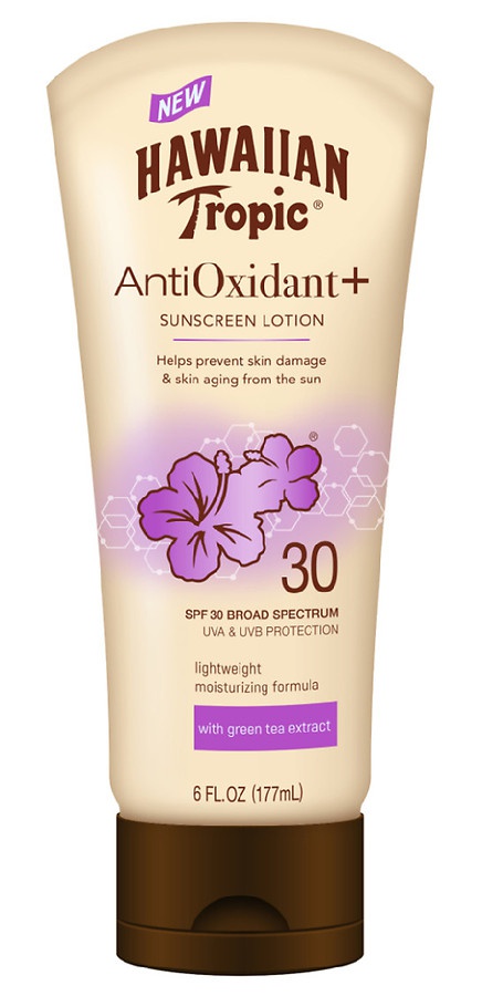 Hawaiian Tropic Antioxidant + Sunscreen Lotion