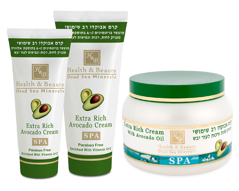 Health & Beauty Dead Sea Minerals Extra Rich Avocado Body Cream