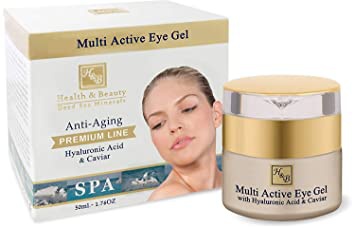 Health & Beauty Dead Sea Minerals Multi Active Eye Gel Enriched With Hyaluronic Acid And Caviar Extract