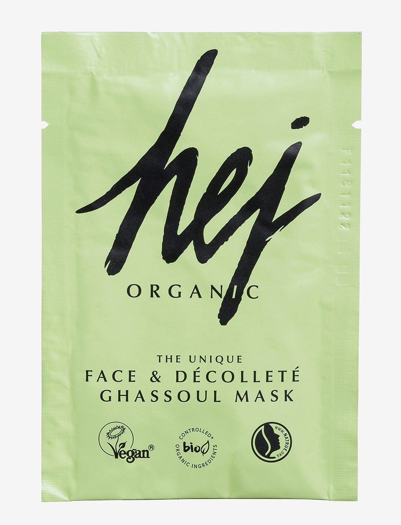 Hej organic The Unique Face & Décolleté Ghassoul Mask