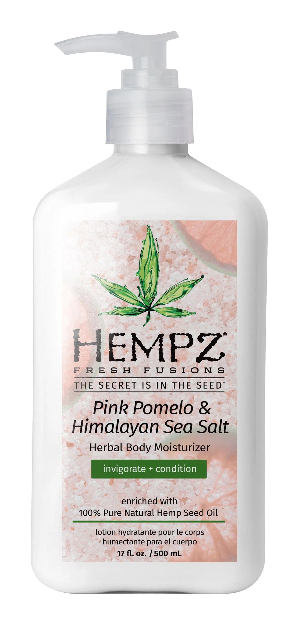 Hempz Fresh Fusions Pink Pomelo & Himalayan Sea Salt Herbal Body Moisturizer