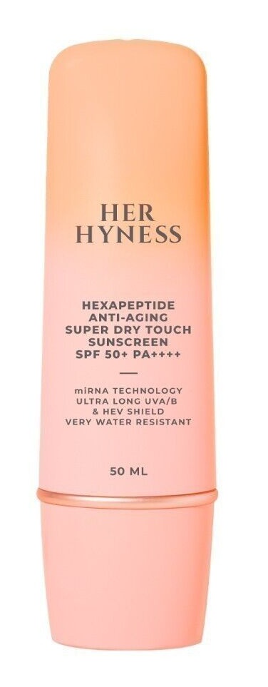 Her Hyness Hexapeptide Anti-aging Super Dry Touch Sunscreen SPF50+ Pa++++