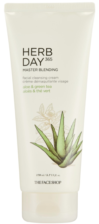 Herb Day 365 Facial Cleansing Cream Aleo & Green Tea
