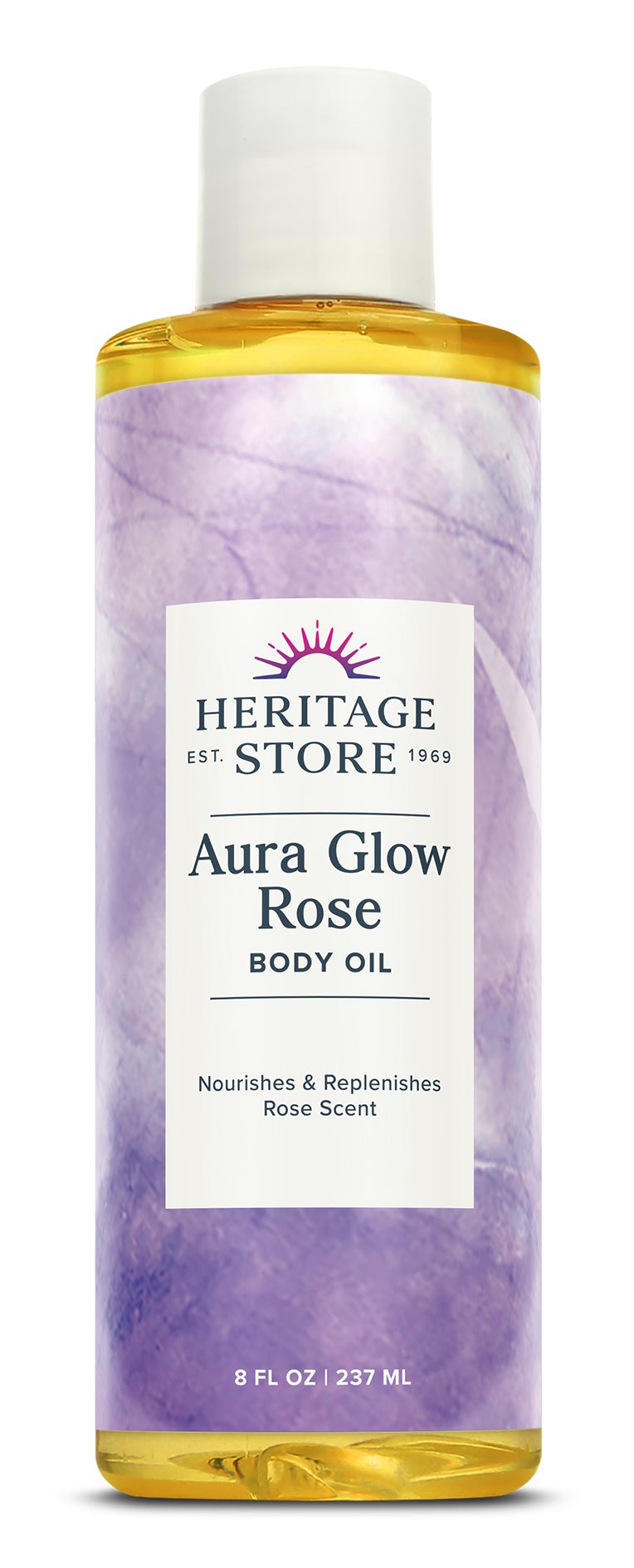 Heritage Store Aura Glow Rose Body Oil