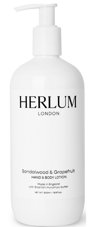 Herlum London Hand And Body Lotion Sandalwood And Grapefruit