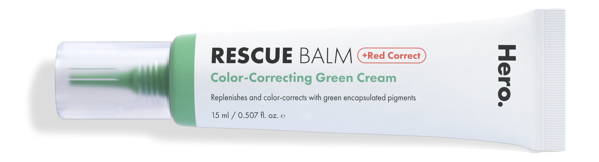 Hero Cosmetics Rescue Balm +red Correct Color-correcting Green Cream