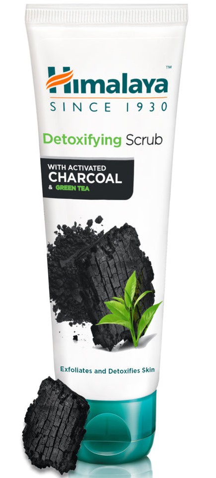 Himalaya Detoxifying Scrub With Activated Charcoal & Green Tea