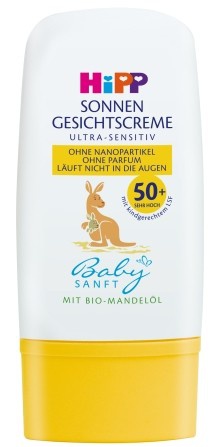 Hipp Baby Gentle Sun Face Cream SPF 50+