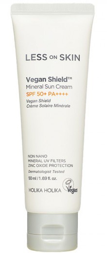 Holika Holika Less On Skin Vegan Shield Mineral Sun Cream SPF 50+ PA++++