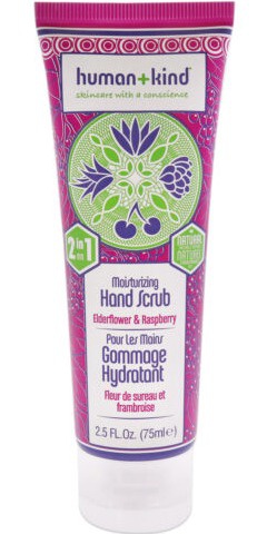 Human+Kind Moisturizing Hand Scrub Elderflower & Raspberry