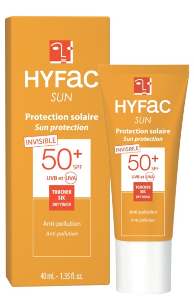 Hyfac Sunscreen SPF50 Antipollution Dry Touch