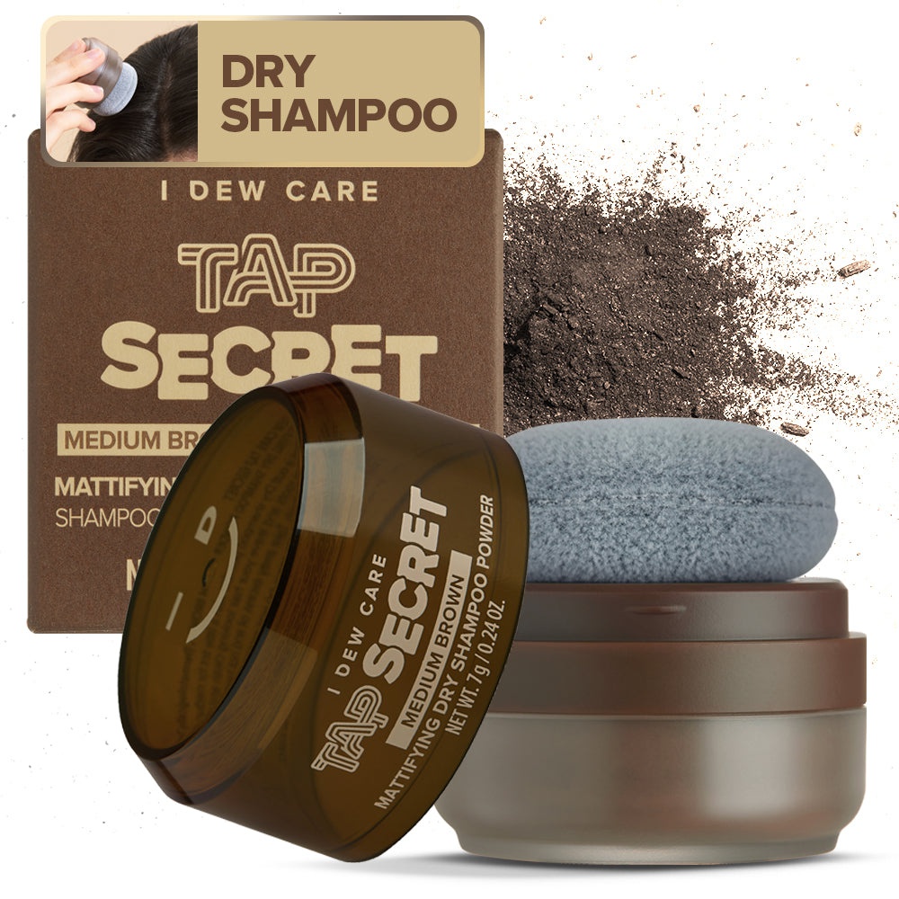 I Dew Care Tap Secret Mattifying Dry Shampoo Powder (medium Brown)