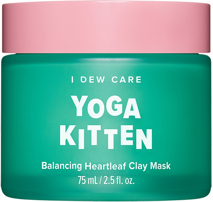 I Dew Care Yoga Kitten Balancing Heartleaf Clay Mask