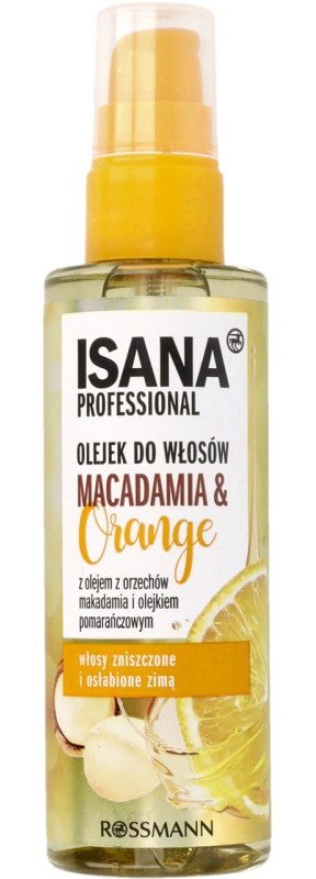 ISANA PROFESSIONAL Hair Oil Macadamia And Orange