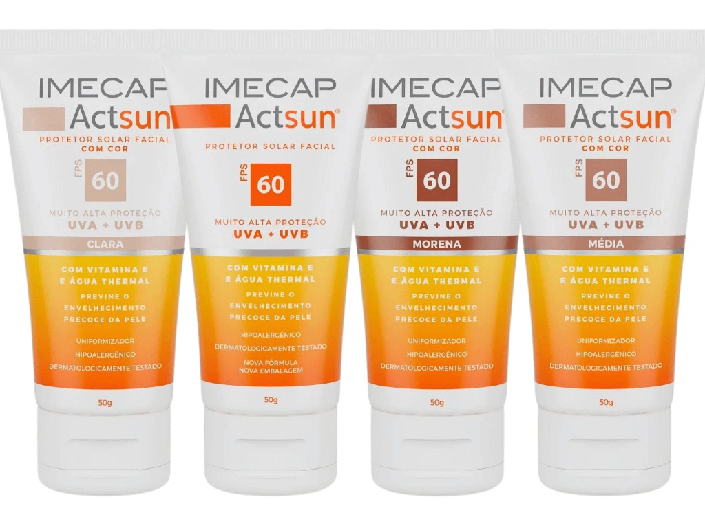 Imecap Protetor Solar Facial Com Cor