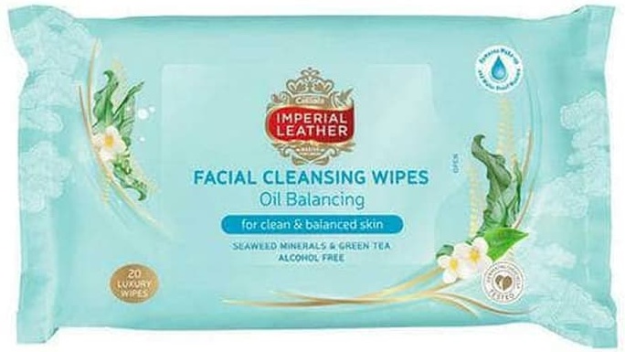 Imperial Leather Facial Cleansing Wipes Oil Balancing