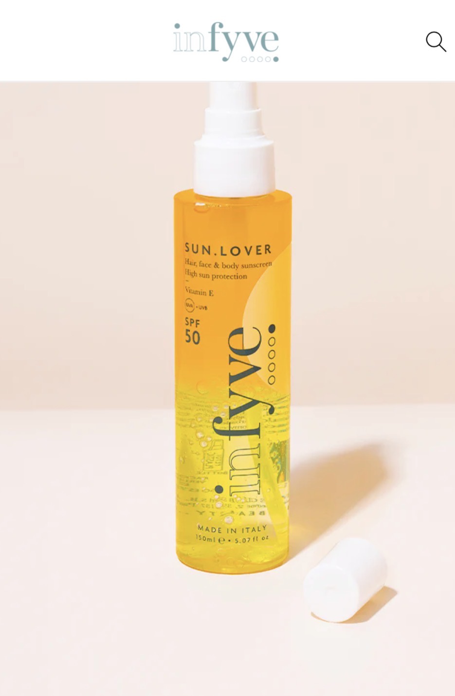 Infyve Sun Lover Spr50 Bifasico