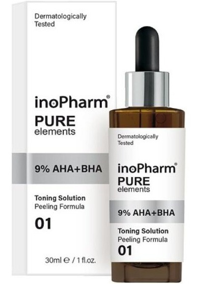 InoPharm Face Peeling With 9% AHA + BHA Serum