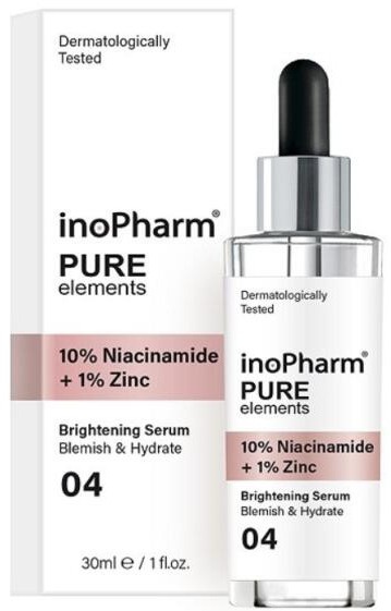 InoPharm Pure Elements Brightening Serum With 10% Niacinamide And 1% Zinc