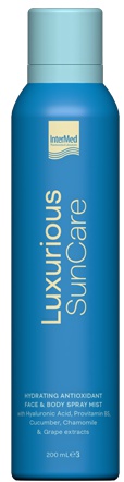 Intermed Luxurious Sun Care Hydrating Antioxidant Face & Body Spray Mist