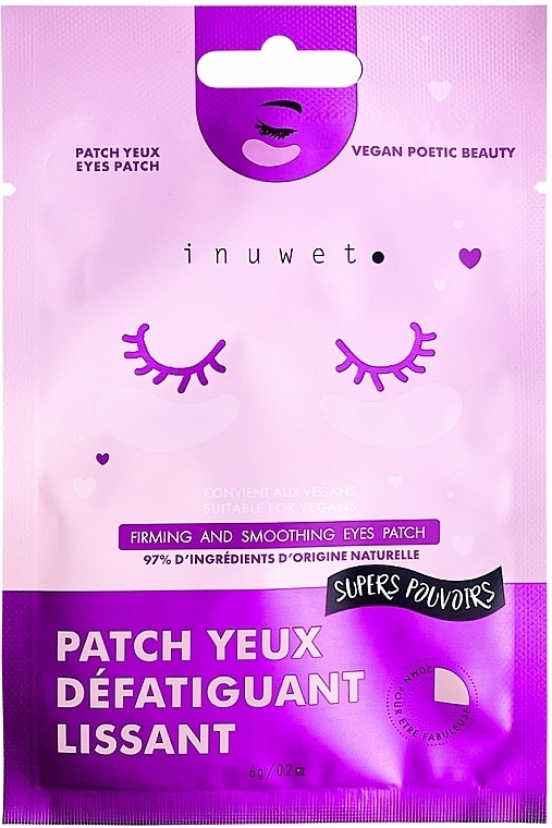 Inuwet Patch Yeux Défatiguant Lissant