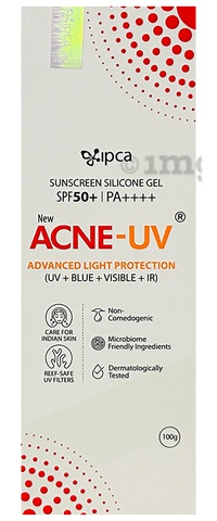 Ipca Laboratories Acne-UV Advanced Light Protection Silicone Sunscreen Gel SPF 50+ Pa++++