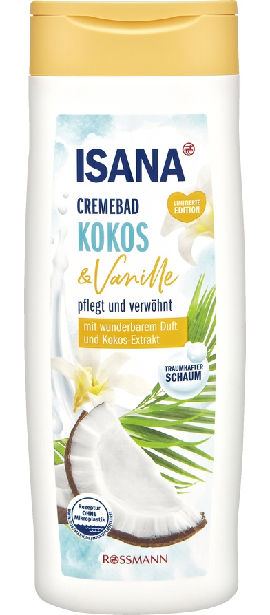 Isana Cremebad Kokos & Vanille