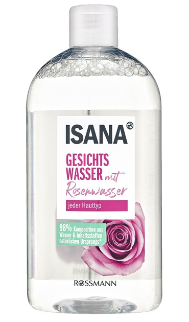 Isana Gesichtswasser mit Rosenwasser
