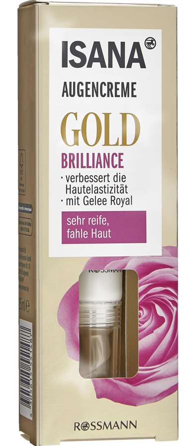 Isana Gold Brilliance Augencreme