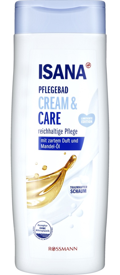 Isana Pflegebad Cream & Care
