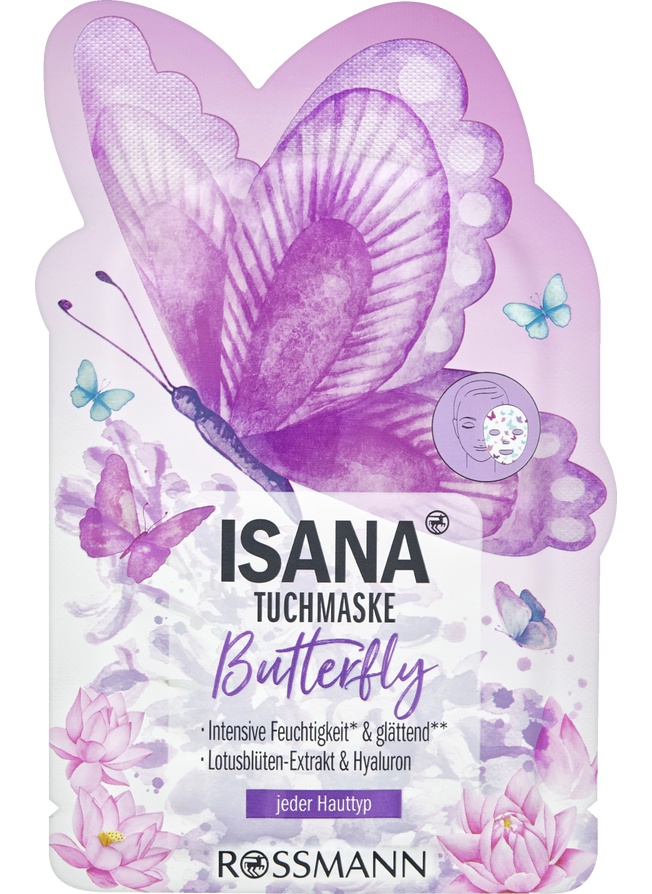Isana Tuchmaske Butterfly