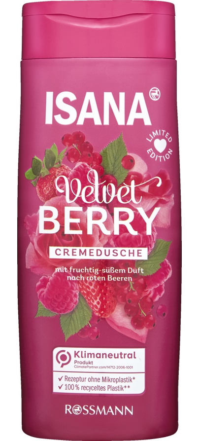 Isana Velvet Berry Cremedusche
