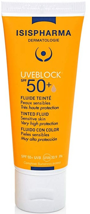 Isispharma Uvblock Light Tinted Fluid