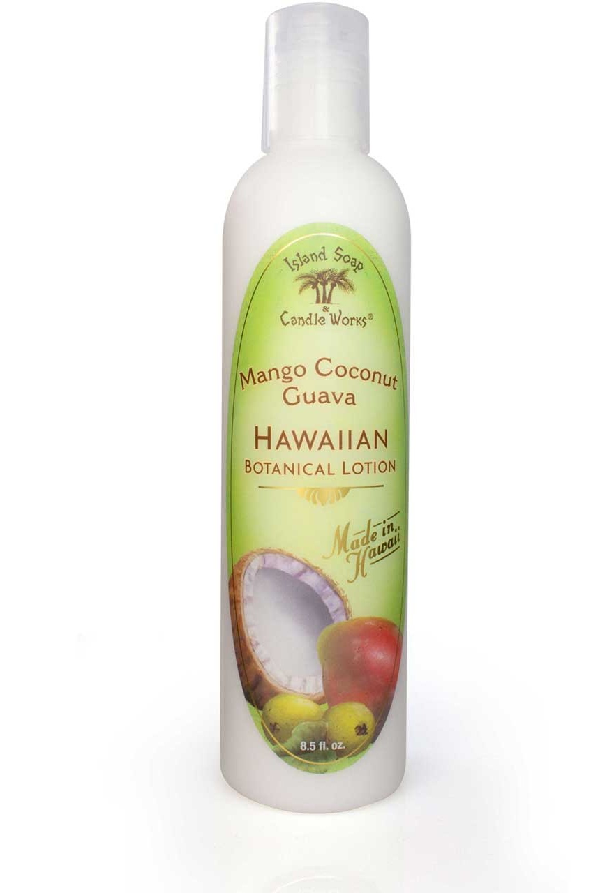 Island Soap and Candle Works Mango Coconut Guava - 2 Oz. Botanical Lotion