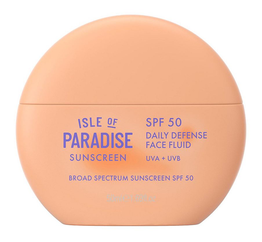 Isle of Paradise Daily Defense Face Fluid SPF 50 Sunscreen