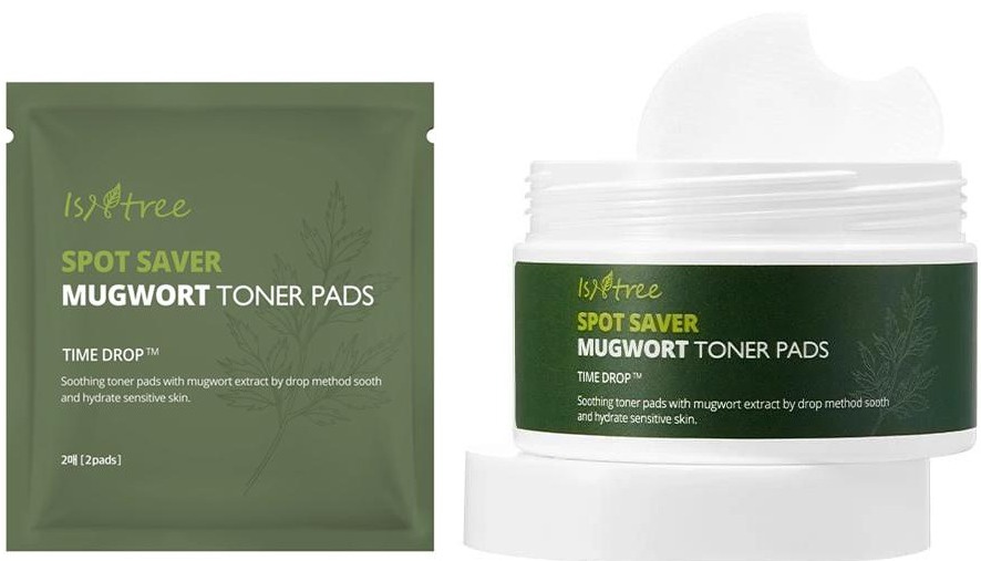 Isntree Spot Saver Mugwort Toner Pads