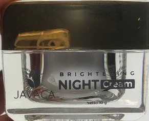 JAVACA Brightening Night Cream