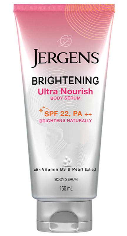 JERGENS Brightening Ultra Nourish Body Serum SPF 22 Pa++