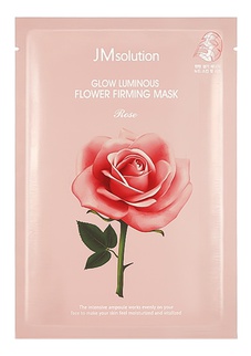 JM Solution Glow Luminous Flower Firming Sheet Mask Rose
