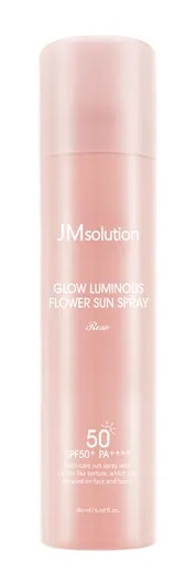 JM Solution Glow Luminous Flower Sun Spray Rose SPF 50+ PA++++
