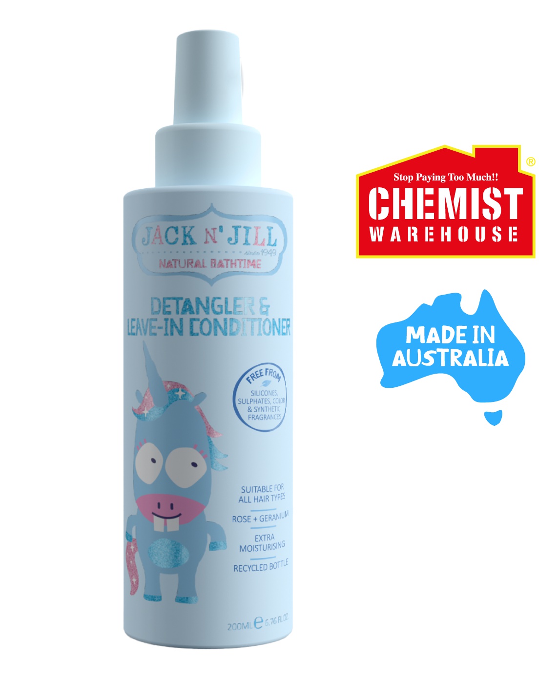 Jack N' Jill Natural Bathtime Leave-in Conditioner