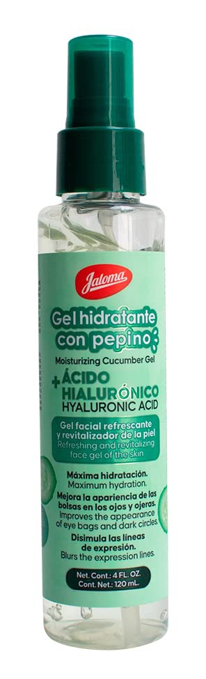 Jaloma Gel Hidratante Con Pepino, Revitalizador De La Piel