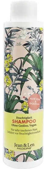 Jean & Len Feuchtigkeit Shampoo Aloe Vera & Basilikum